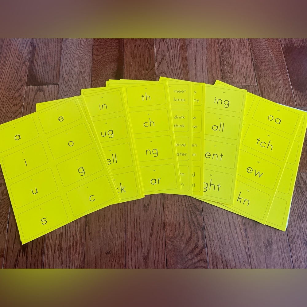 TGTB Phonics Cards